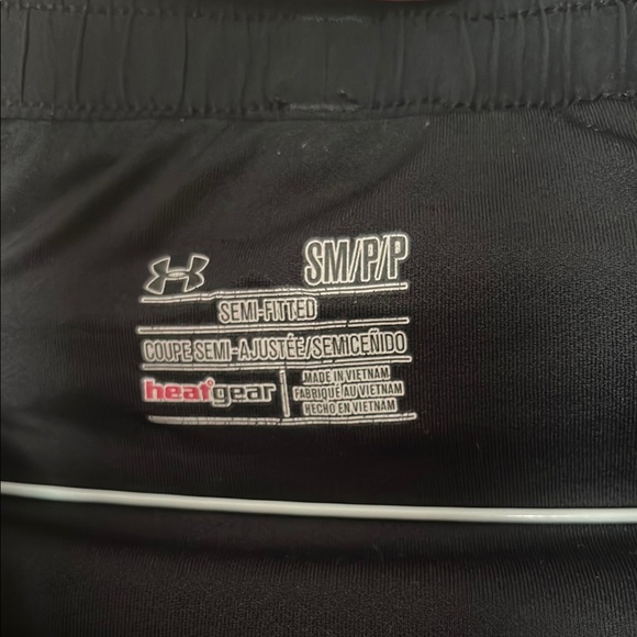 Under Armour Black and Pink Athletic Shorts - Picture 2 of 2